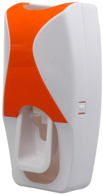 

House of Quirk Zgt Plastic Toothbrush Holder(Orange, Wall Mount)