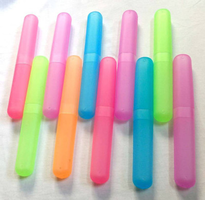 

smile4u toothbrush cover holder Plastic Toothbrush Holder(Multicolor)