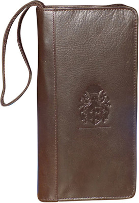 

Style 98 Women Casual Brown Genuine Leather Wrist Wallet(8 Card Slots)