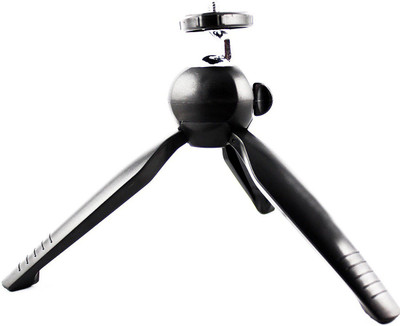 

Mobspy Mini Tripod Universal For Digital Camera & All Mobile Phones- Black Tripod(Black, Supports Up to 2000 g)