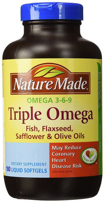 

Nature Made Triple Omega, 180 Softgels(180 No)