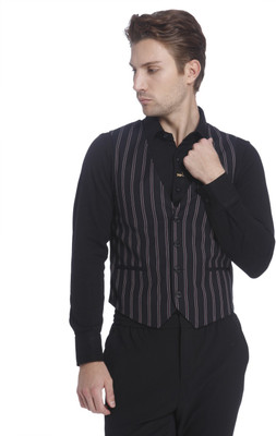 JACK & JONES Striped Men Waistcoat