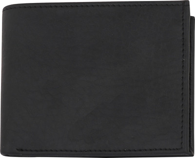 

Tulip Men Black Genuine Leather Wallet(4 Card Slots)