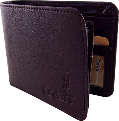 

Orbit Men Brown Genuine Leather, Fabric Wallet(6 Card Slots)