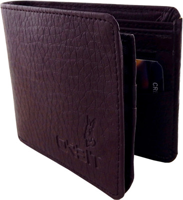 

Orbit Men Brown Genuine Leather, Fabric Wallet(4 Card Slots)