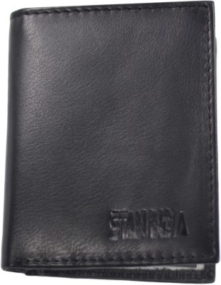 

stanindia Men Black Genuine Leather Wallet(7 Card Slots)