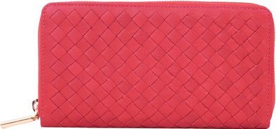 

Eske Women Red Genuine Leather Wallet(6 Card Slots)
