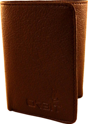 

Orbit Men Brown Genuine Leather, Fabric Wallet(9 Card Slots)