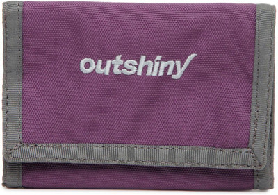 

Outshiny Men Purple Fabric Wallet(4 Card Slots)