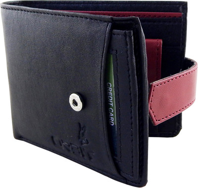 

Orbit Men Black Genuine Leather, Fabric Wallet(5 Card Slots)
