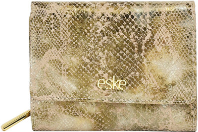 

Eske Women Green Genuine Leather Wallet(6 Card Slots)