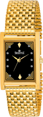 

Swisstyle SS-GSQ5002-BLK-GLD Watch - For Men
