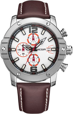 

Megir Gmarks - 2046-BKR sports Watch - For Men