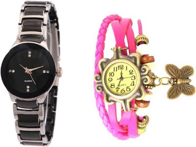 

PMAX IIK 1 SILVER AND BUTTERFLY PINK STUDENT FOR Watch - For Women
