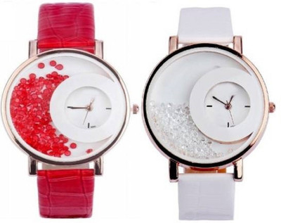 

MAPA STYLE Mxre White & Mxre Red Wrist Analogue Watch Girls & Womens MPSTYLE 042 Watch - For Women