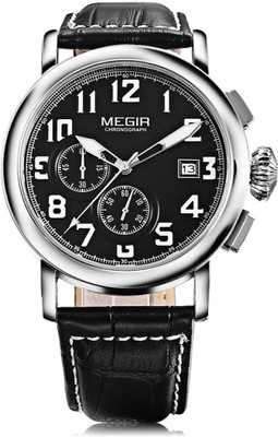 

Megir Gmarks - 2031-BLK Executive Watch - For Men