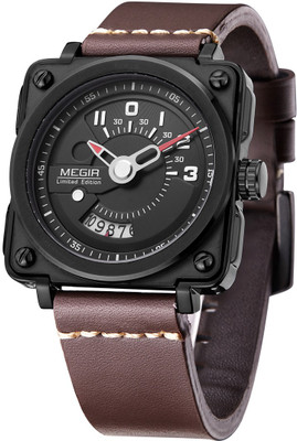 

Megir Gmarks - 2040-BLK sports Watch - For Men & Women