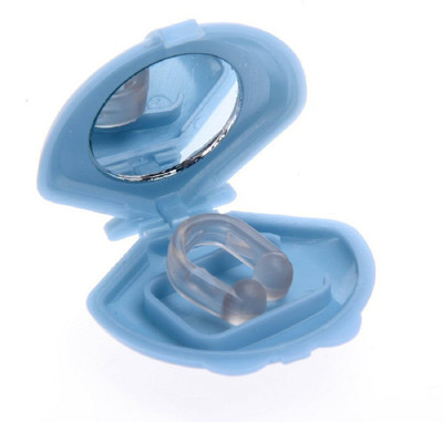 

TechWiz Silica Gel Anti-Snore Snoring Stopper Snore-Free Nose Clip Sleeping-Aid Device with Shell Anti-snoring Device(Nose Clip)