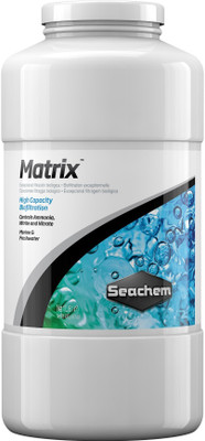 

SEACHEM Matrix | 1L | Aquarium Bio Filter Media Undergravel Aquarium Filter(Chemical Filtration for Salt Water and Fresh Water)