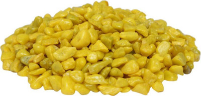 

Foodie Puppies Yellow Pebbles Glossy Stones For Home Decorative, Vase Fillers, Aquarium Fish Tank,Garden (Polished 1 Kg) River Rock Unplanted Substrate(Yellow)