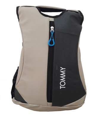 

Aqeeq Artificial leather foam new trends multicolor bacpack chcltebrwn tommy 28 L Backpack(Grey, Black), Black;grey
