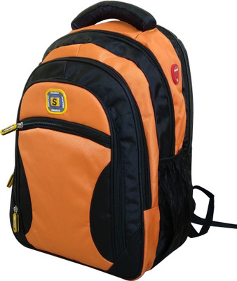 

search Bag casual laptop 25 L Backpack(Orange, Black)