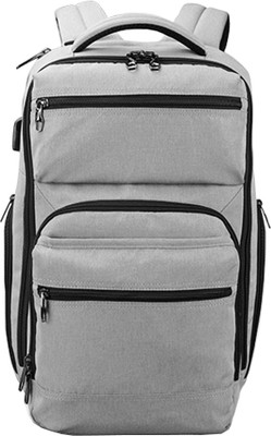 

Snazzy Business Backpack fits 15.6 Inch laptop/notebook Computer Backpack with USB Charging Port/ Water Resistant/ Tear Resisting/ Lightweight Travel Bag 29 L Trolley Backpack(Grey)