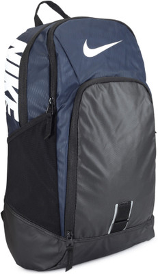 

Nike NK Alpha Rev 28 L Backpack(Black, Blue), Black;midnight navy;white