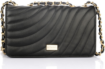 Satya Paul Hand-held Bag(Black)