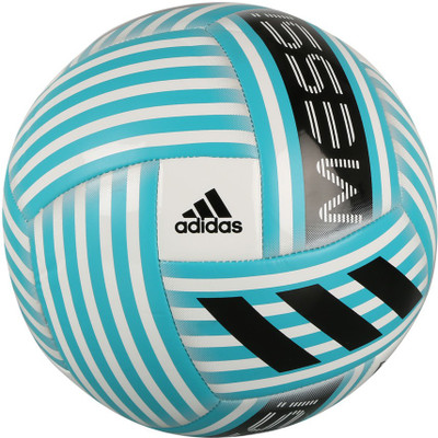 

ADIDAS Messi Glider Football - Size: (Pack of 1, White, Blue, Black, White;eneblu;black;l