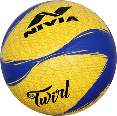 

Nivia Twirl Volleyball - Size: (Pack of 1, Multicolor