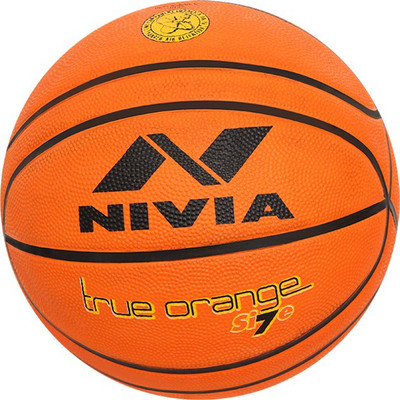 Nivia True Orange Basketball - Size: (Pack of 1, Orange