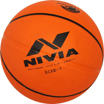 Nivia Encounter Basketball - Size: 7(Pack of 1, Orange)
