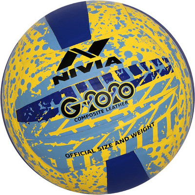 

Nivia G 20-20 Volleyball - Size: (Pack of 1, Multicolor