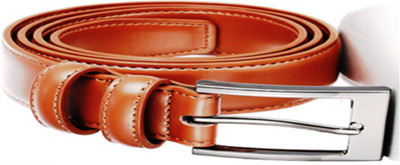 

ZURICH Men Formal Brown Genuine Leather Reversible Belt