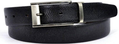 

ZURICH Men Formal Black Genuine Leather Reversible Belt, Black/brown