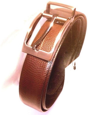 

ZURICH Men Formal Brown Genuine Leather Reversible Belt, Brown/black