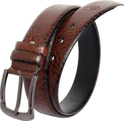 

RK ENTERPRISES Men Casual Brown Artificial Leather Belt