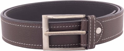 

trapos Men Brown Genuine Leather Belt