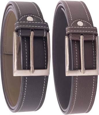 

Trapos Creations Men Casual Black, Brown Genuine Leather Belt