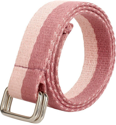 

Onlinemaniya Men & Women Casual Pink Canvas Belt