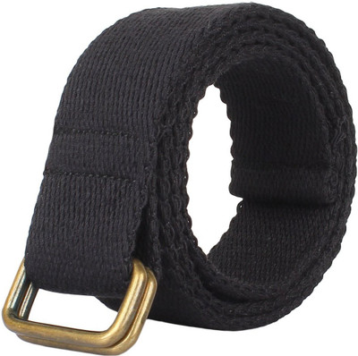 

Onlinemaniya Men & Women Casual Black Canvas Belt