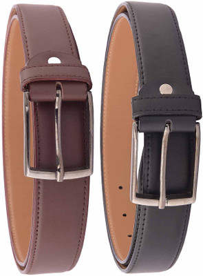 

Trapos Creations Men Formal Black, Brown Genuine Leather Belt