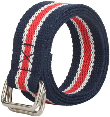 

Onlinemaniya Men & Women Casual Blue Canvas Belt