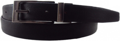 

ZURICH Men Formal Black Genuine Leather Reversible Belt, Black/brown