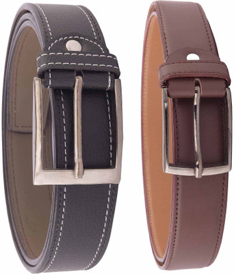 

Trapos Creations Men Casual Black, Brown Genuine Leather Belt