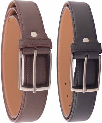 

Trapos Creations Men Casual Black, Brown Genuine Leather Belt