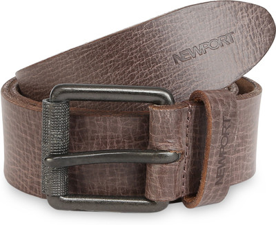 

Newport Men Brown Genuine Leather Belt