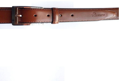 

ZURICH Men Formal Brown Genuine Leather Reversible Belt
