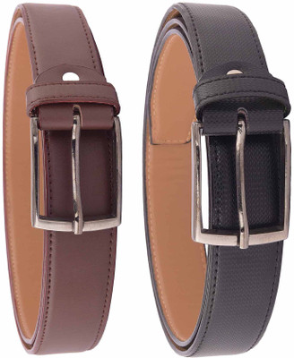 

Trapos Creations Men Casual Black, Brown Genuine Leather Belt